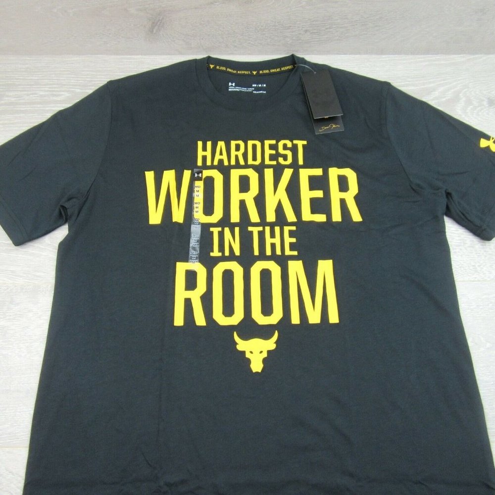 Under Armour Project Rock HWITR Gym Workout Shirt - Picture 2 of 11
